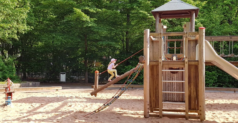 Timber Playground Castle